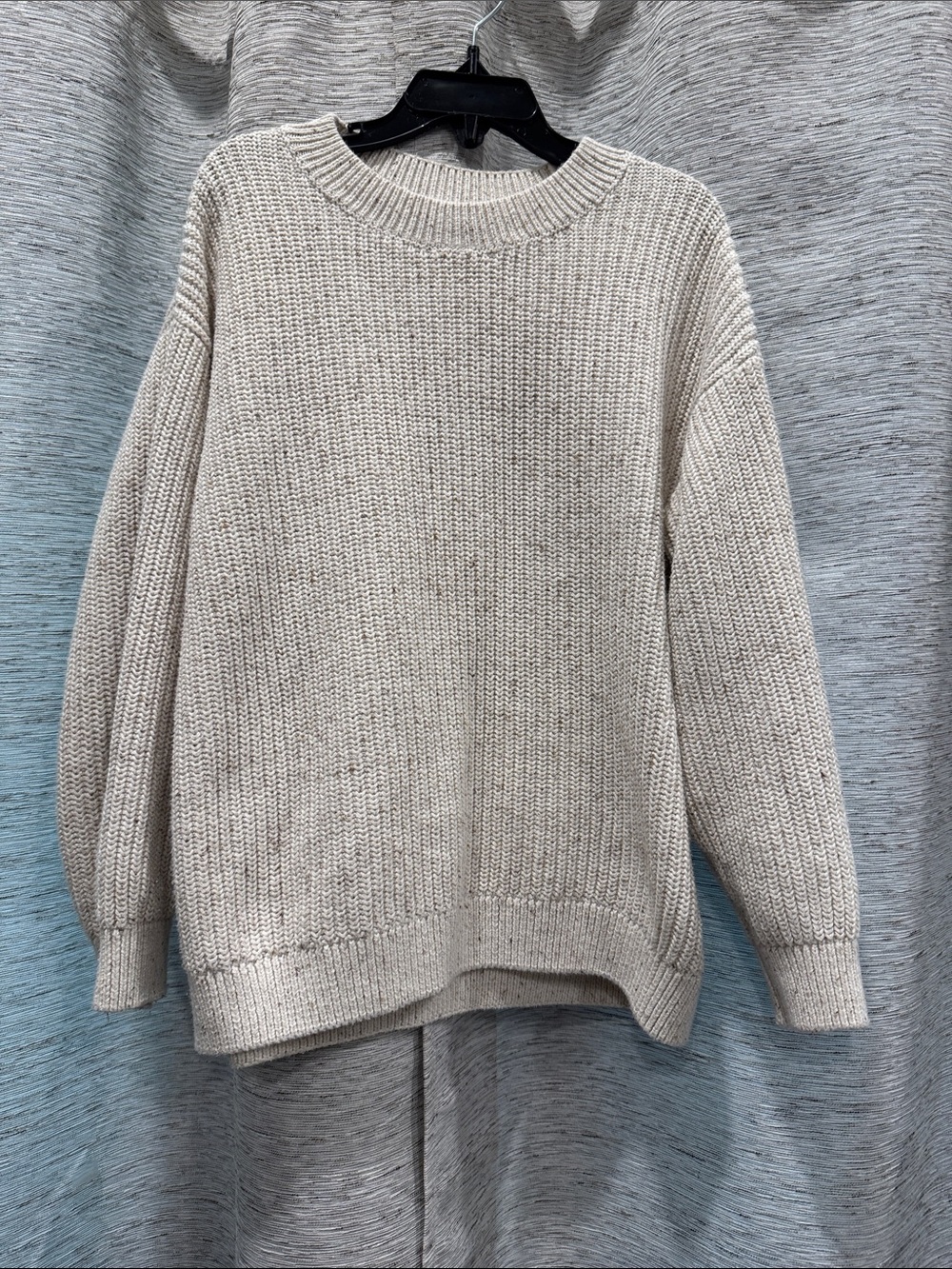 🚨2/$10🚨 Boys H&M Cream Ribbed Crewneck Sweater